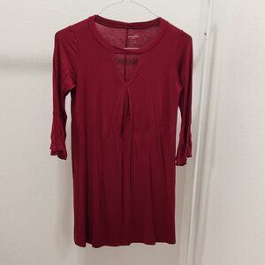 Francesca's - Wine Red Dress - Size XSmall
